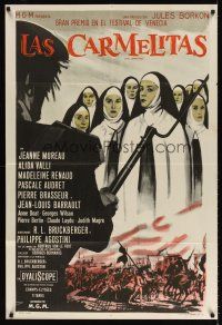 6t145 CARMELITES Argentinean '60 art of French Catholic nuns Jeanne Moreau, Alida Valli & bayonet!