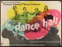 6t111 DANCE HALL British quad '50 great image of dancing girls including super young Diana Dors!