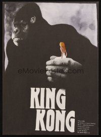 6t434 KING KONG Czech 11x16 '76 completely different art of BIG Ape holding Jessica Lange!