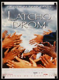 6t327 LATCHO DROM French 15x21 '93 Gypsy dancers, Safe Journey, cool image of clapping hands!