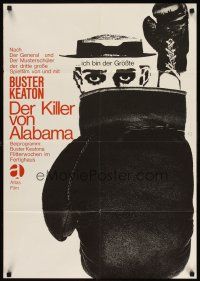 6t130 BATTLING BUTLER German R60s wonderful artwork of Buster Keaton in huge boxing gloves!