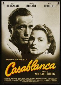 6t278 CASABLANCA German R02 Humphrey Bogart, Ingrid Bergman, Michael Curtiz classic!