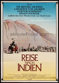 6t134 PASSAGE TO INDIA German '85 David Lean, Alec Guinness, cool different desert artwork!