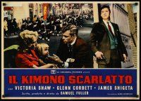 6t305 CRIMSON KIMONO Italian photobusta '60 James Shigeta, Japanese-U.S. interracial romance!