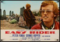 6t306 EASY RIDER ItalEng photobusta '69 biker classic, Dennis Hopper directed, Peter Fonda!