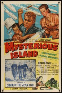 6t057 MYSTERIOUS ISLAND chapter 9 1sh '51 cool sci-fi serial from Jules Verne novel!