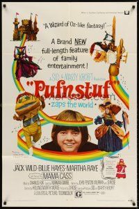 6t071 PUFNSTUF 1sh '70 Sid & Marty Krofft musical, wacky images of characters!