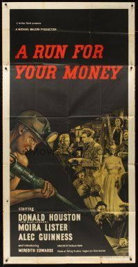 6w072 RUN FOR YOUR MONEY English 3sh '49 Welsh coal mining brothers win a London trip!