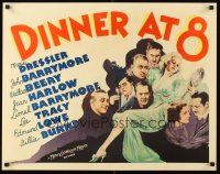6w004 DINNER AT 8 1/2sh '34 Jean Harlow in one of the most classic all-star romantic comedies!