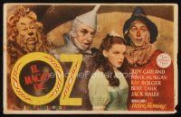 6w069 WIZARD OF OZ Spanish herald '45 Victor Fleming, Judy Garland all-time classic!