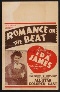 6w099 ROMANCE ON THE BEAT WC '40s all-black cast, Ida James The Shoo-Shoo Baby Girl!
