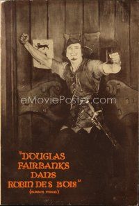 6w043 ROBIN HOOD French program '22 great image of Douglas Fairbanks from U.S. one-sheet!