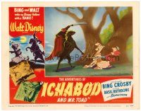 6x178 ADVENTURES OF ICHABOD & MISTER TOAD LC #4 '49 best image of headless horseman scaring Ichabod