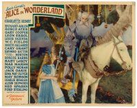 6x023 ALICE IN WONDERLAND LC '33 Charlotte Henry with White Knight Gary Cooper on horse!