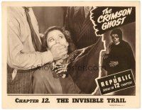 6x282 CRIMSON GHOST chapter 12 LC '46 best close up of Linda Stirling injected with hypo by Ghost!