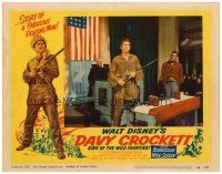 6x291 DAVY CROCKETT, KING OF THE WILD FRONTIER LC #4 '55 armed Fess Parker testifies to congress!