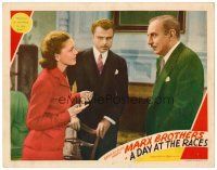 6x292 DAY AT THE RACES LC '37 beautiful Maureen O'Sullivan appeals to Douglass Dumbrille & other man