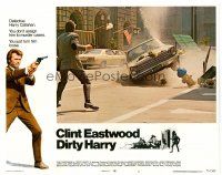 6x307 DIRTY HARRY LC #3 '71 Clint Eastwood on San Francisco street holding his gun!