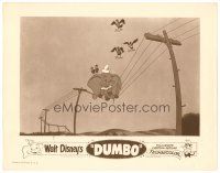 6x321 DUMBO LC R50s Disney, crows stand on baby elephant resting on telephone pole!