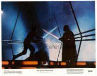 6x327 EMPIRE STRIKES BACK color 11x14 still #5 '80 best image of Luke fighting Darth Vader!