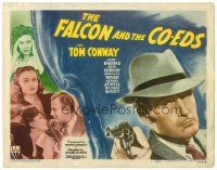 6x061 FALCON & THE CO-EDS TC '43 Jean Brooks, Rita Corday, Tom Conway in the title role!