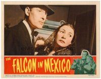 6x331 FALCON IN MEXICO LC '44 close up of detective Tom Conway with worried woman in film noir!