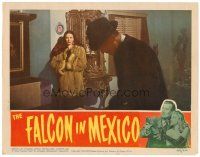 6x330 FALCON IN MEXICO LC '44 pretty woman in fur watches detective Tom Conway look for clues!