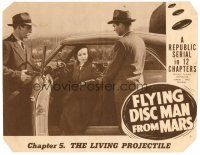 6x347 FLYING DISC MAN FROM MARS chapter 5 LC '50 serial, two bad guys force Lois Collier from car!