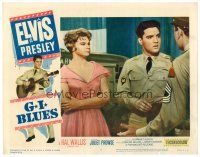 6x364 G.I. BLUES LC #6 '60 sexy Juliet Prowse glares at Elvis Presley trying to explain!