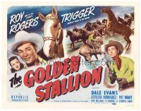 6x077 GOLDEN STALLION TC R56 Roy Rogers, Dale Evans, Trigger & The Riders of the Purple Sage!