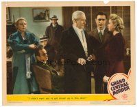 6x381 GRAND CENTRAL MURDER LC '42 Sam Levene & Samuel Hinds tell Patricia Dane to stay out of it!