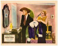 6x392 HANDY ANDY LC '34 pretty Peggy Wood has Will Rogers try on wacky costume!