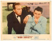 6x406 HIGH SOCIETY LC #5 '56 Bing Crosby tells Frank Sinatra why he had to punch him!