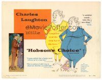 6x088 HOBSON'S CHOICE TC '54 David Lean, art of Charles Laughton, John Mills & Brenda De Banzie!