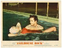 6x443 JAILHOUSE ROCK LC #7 '57 Elvis Presley & Jennifer Holden find romance in the swimming pool!