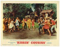 6x461 KISSIN' COUSINS LC #3 '64 hillbilly Elvis Presley and his lookalike Army twin in same scene!