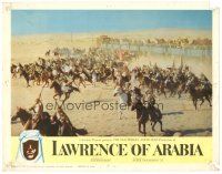 6x468 LAWRENCE OF ARABIA LC '62 David Lean classic, cool image of men on horses charging to battle!