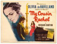 6x104 MY COUSIN RACHEL TC '53 pretty Olivia de Havilland, Richard Burton!
