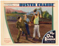 6x560 OIL RAIDER LC '34 great image of Buster Crabbe fighting with tough guys & throwing one!
