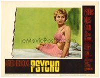 6x588 PSYCHO LC #7 '60 great close up of sexy half-dressed Janet Leigh in bra and slip, Hitchcock