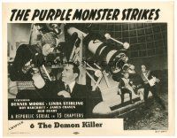 6x125 PURPLE MONSTER STRIKES chapter 6 TC R57 Roy Barcroft in wacky costume & by giant telescope!