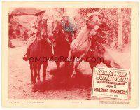 6x626 RIDING WITH BUFFALO BILL chapter 14 LC '54 cool cowboy serial, Railroad Wreckers!