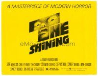 6x137 SHINING TC '80 Stephen King & Stanley Kubrick horror masterpiece, crazy Jack Nicholson!