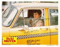 6x708 TAXI DRIVER signed LC '76 by Martin Scorsese, Robert De Niro sitting in his cab!