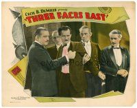 6x721 THREE FACES EAST LC '26 Henry Walthall watches man restrained, produced by Cecil B. DeMille!