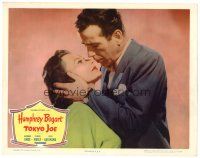 6x726 TOKYO JOE LC #2 '49 Humphrey Bogart about to passionately kiss Florence Marly!