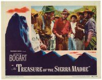6x732 TREASURE OF THE SIERRA MADRE LC #7 '48 Humphrey Bogart between Tim Holt & Walter Huston!