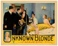 6x744 UNKNOWN BLONDE LC '34 divorce lawyer Edward Arnold walks in on adulteress woman!