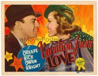 6x152 VACATION FROM LOVE TC '38 bride Florence Rice & groom Dennis O'Keefe!