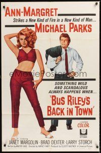 6y132 BUS RILEY'S BACK IN TOWN 1sh '65 wild & scandalous things happen when Ann-Margret's around!